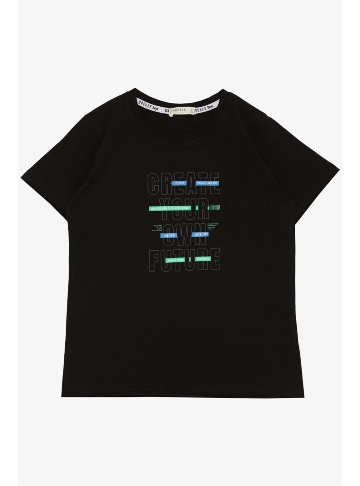 Black - 150gr - Boys` T-Shirt