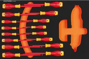 Insert VDE avec tournevis à fente/ Phillips/ Pozidriv KRAFTWERK 105.110.001
