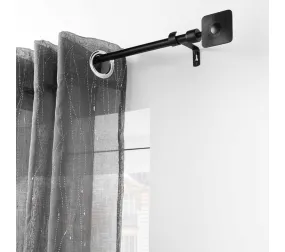 Kit Tringle Extensible 120 à 210 Cm Peint Sarita Noir