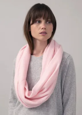 Snood cachemire mixte double tour de cou 4 fils