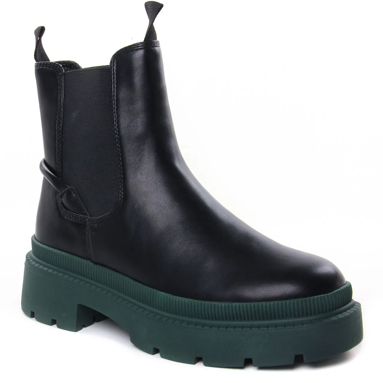 Tamaris 25405 Black Dk Green