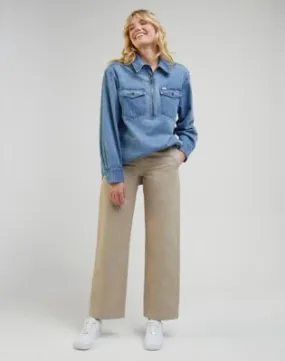 Zip Popover Shirt "Universal Blues"